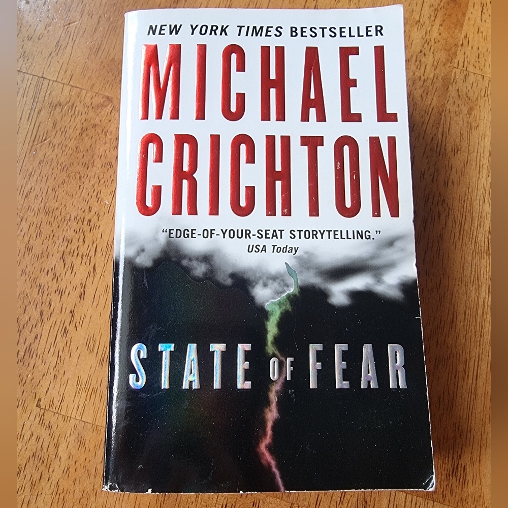 State of Fear By Michael Crichton Paperback Book